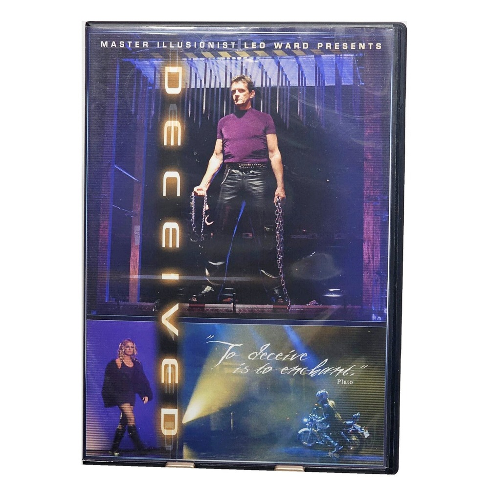 Leo Ward Deceived Magic Illusionist DVD Region Free Worldwide Playback Live Show